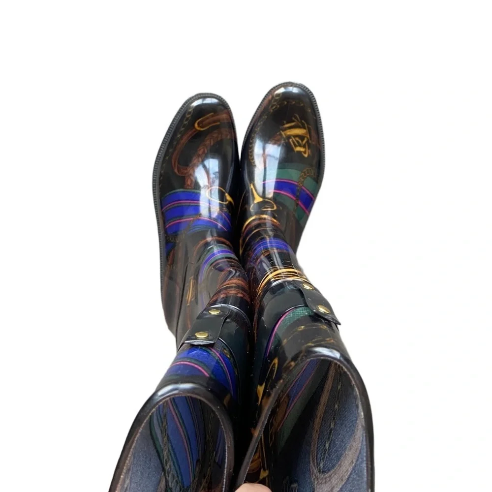 Ralph Lauren Rossalyn II Knee-High Rain Boots